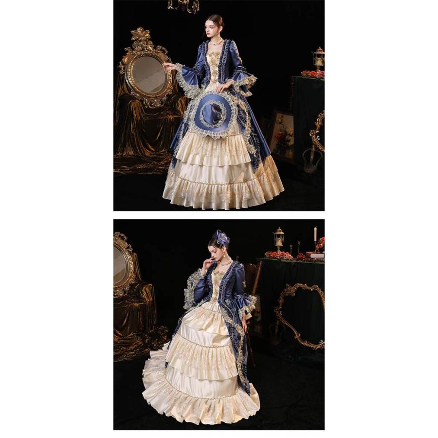 貴族ドレス ステージ衣装 お姫様ドレス 舞台衣装 オペラ声楽 中世貴族