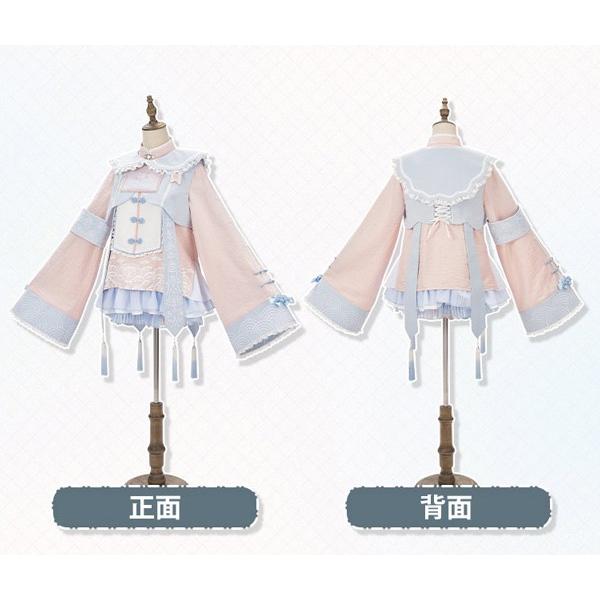 ワンピース ロリータ キョンシー ハロウィン メイド服 ショート丈 中華風 レディース ゴスロリ 制服 Aライン ロリィタファッション フリル_6
