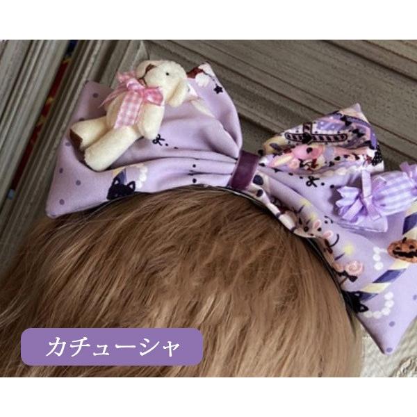 ワンピース ロリータ ハロウィン 魔女風 黒猫 リボン ショート丈 ミニ