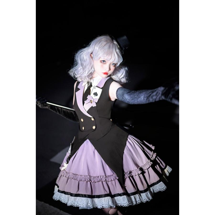 ワンピース ロリータ ハロウィン マジシャンガール 魔術師 怪盗