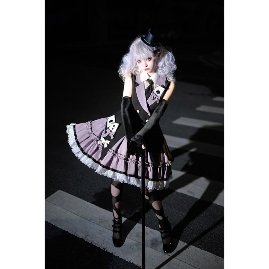 ワンピース ロリータ ハロウィン マジシャンガール 魔術師 怪盗