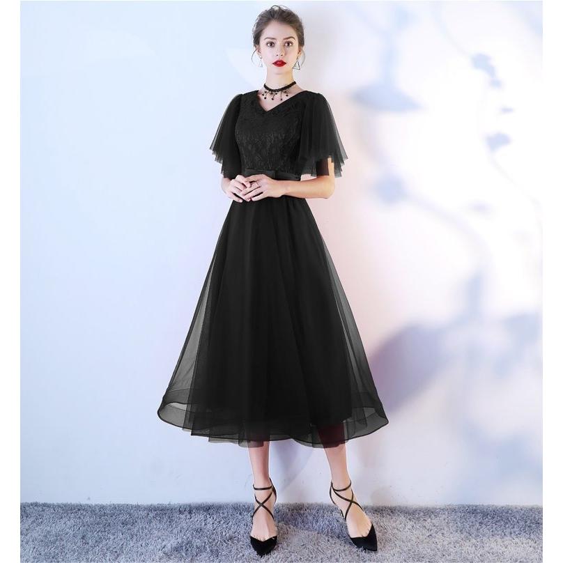 8サイズ フォーマル ワンピース 結婚式 ドレス 大人 ピアノ 発表会 袖付き 結婚式 大きいサイズ ワンピース ミモレ丈 ワンピース 大人 上品 ミモレ丈 Da410s1 エブリ 通販 Yahoo ショッピング