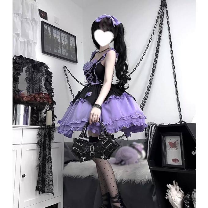 ワンピース ロリータ ハロウィン 魔女風 ウイッチ 魔法使い