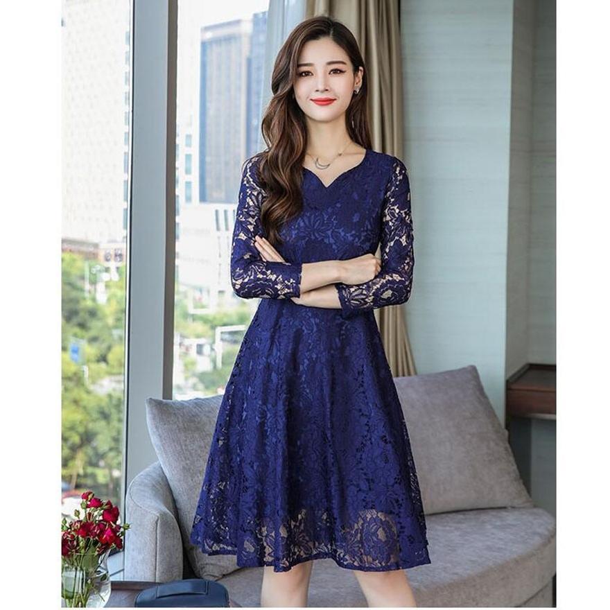 ネイビー レースドレス(大きいサイズ)結婚式、パーティー ネイビードレス特集｜結婚式パーティードレスはcalian BOUTIQUE