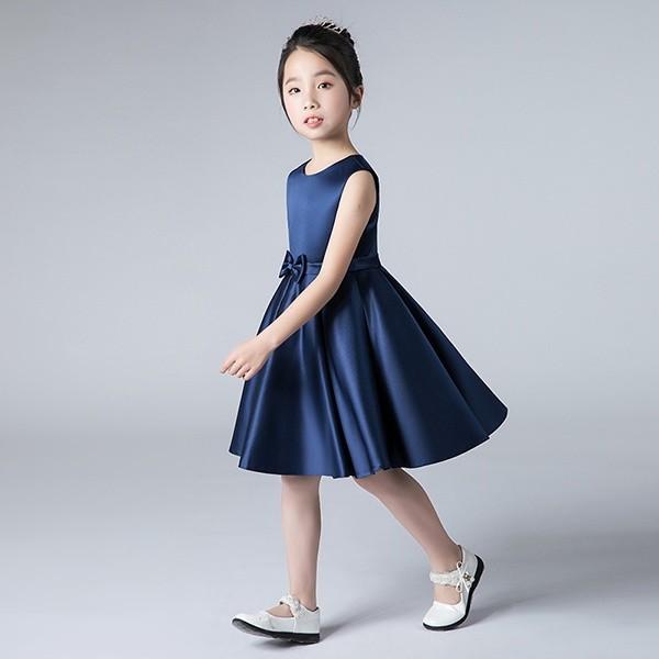 110/120/130/140/150/160 ピアノ発表会 ワンピース 女の子 子供ドレス  