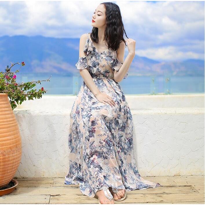 ビーチワンピース マキシワンピ マキシワンピース シフォンワンピース マキシ丈 女性 レディース 夏ワンピ 海 リゾート用 ボヘミアン風 Dd038d3d3l5 Dd038d3 エブリ 通販 Yahoo ショッピング
