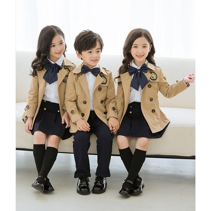 スーツ ブレザー キッズ 入学式 スクールシャツ 韓国風 子供服 小学生 女の子 男の子 5点セット スカート リボン ネクタイ 長袖 子供スーツ Dg062t2 エブリ 通販 Yahoo ショッピング