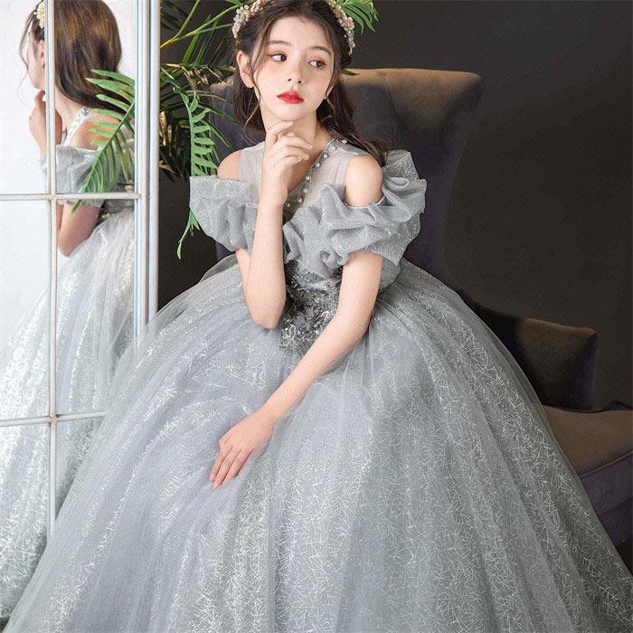 組曲　女の子　発表会結婚式フォーマルドレスワンピース　130-140【匿名配送】 組曲 女の子 発表会結婚式フォーマルドレスワンピース 130-140【匿名