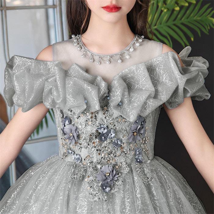 ドレス 発表会 結婚式 女の子 ピアノ発表会 120 130 140 150 160 170