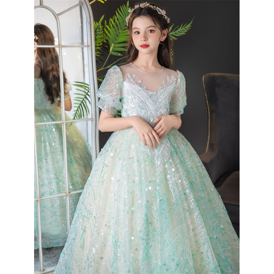 ドレス 発表会 結婚式 女の子 ピアノ発表会 120 130 140 150 160 170