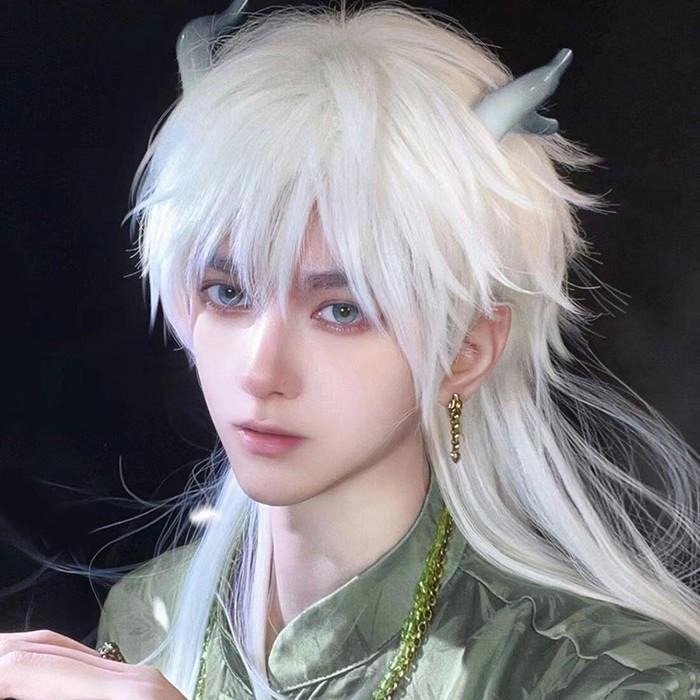 ウィッグ ホワイト 白髪 レディース メンズ ウィッグ フルウィッグ ロングウィッグ 長髪 かつら 大人用 コスプレ 原宿風 仮装 |  | 02