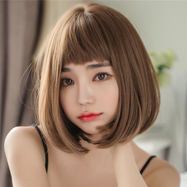 ウィッグ ショート ウィッグ BOB 内巻きショート ボブ フルウィッグ 自然 つけ毛 エクステ ウイッグ かつら wig コスプレ