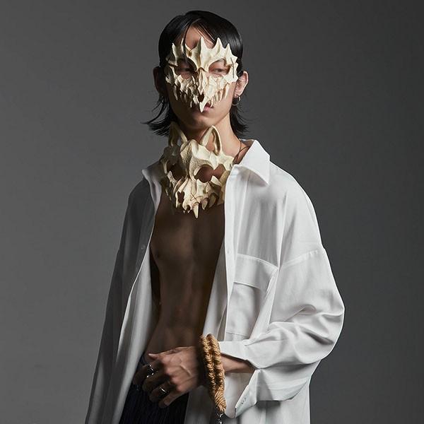 獣骨 骨格標本 猛虎 デザイナーズ マスク ハロウィン コスプレ 仮面 仮装 獣骨 骨格標本 猛虎 デザイナーズ マスク ハロウィン コスプレ