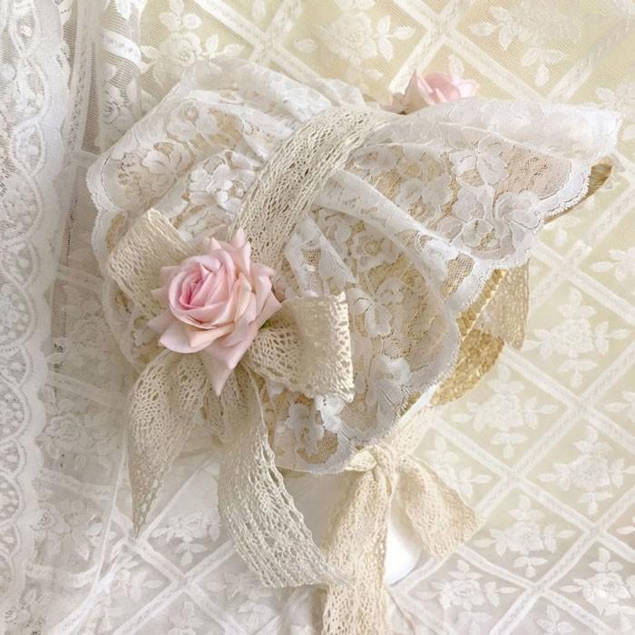 花 ロリィタ ヘッドドレス ヘッドドレス 花飾り 貴族フレンチレトロ