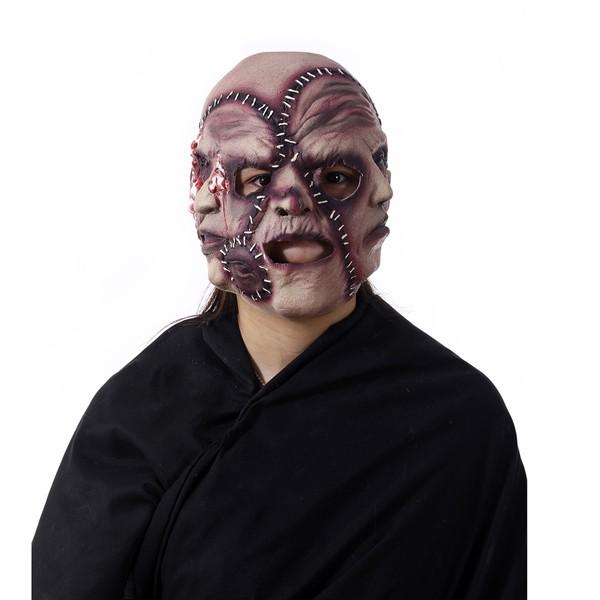 驚異のリアルさ！ ハロウィンマスク三面鬼 顔パーティーグッズ 変身