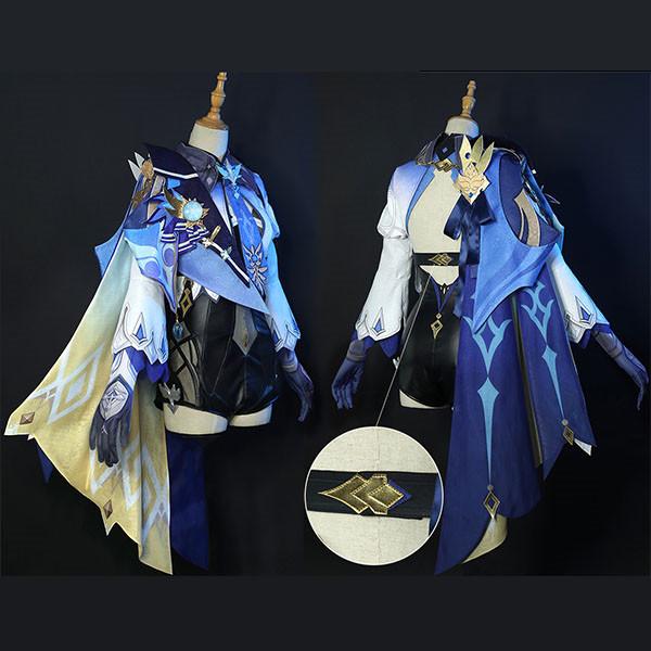 原神 げんしん エウルアコスプレ衣装 コスチューム イベント ゲーム ウィッグ 靴 武器剣 追加可 変装 仮装_1