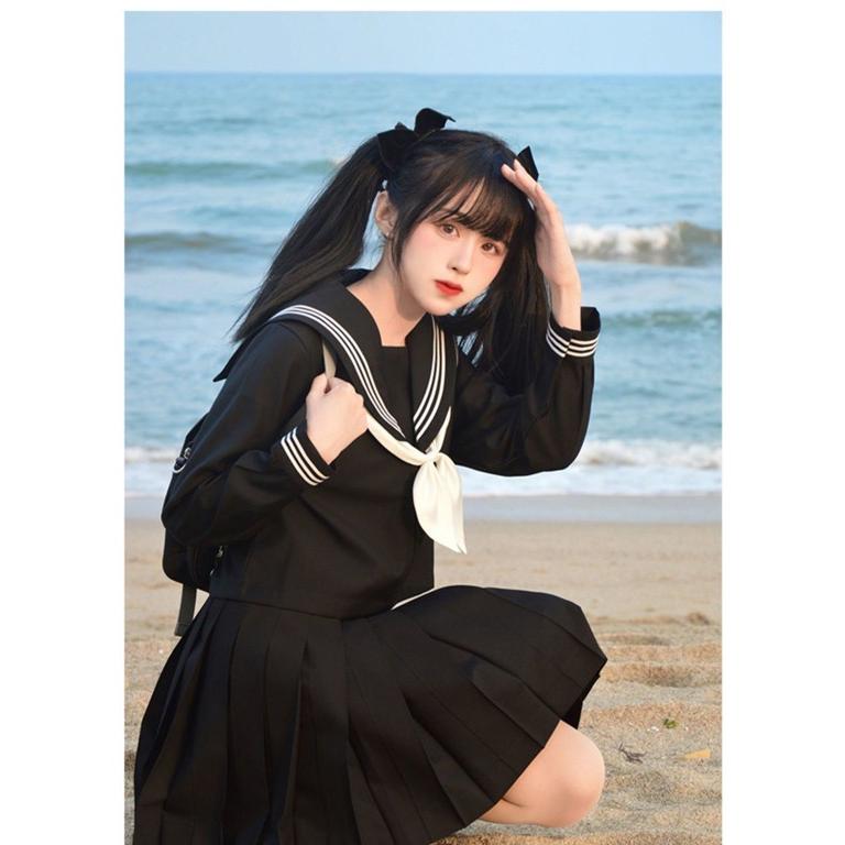 セーラー服 入学式 卒業式 制服 無地 女の子 スーツ セット 冬用