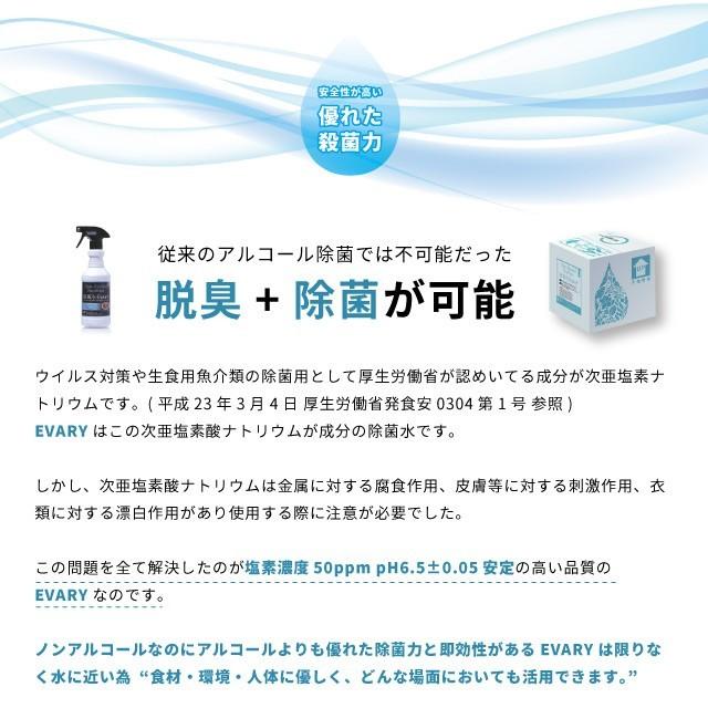 コロナウイルスの除菌に安全と効果の認められた次亜塩素酸水5リットル コロナ 消毒 次亜塩素酸水 ウイルス対策 手指除菌 除菌水 エバリー