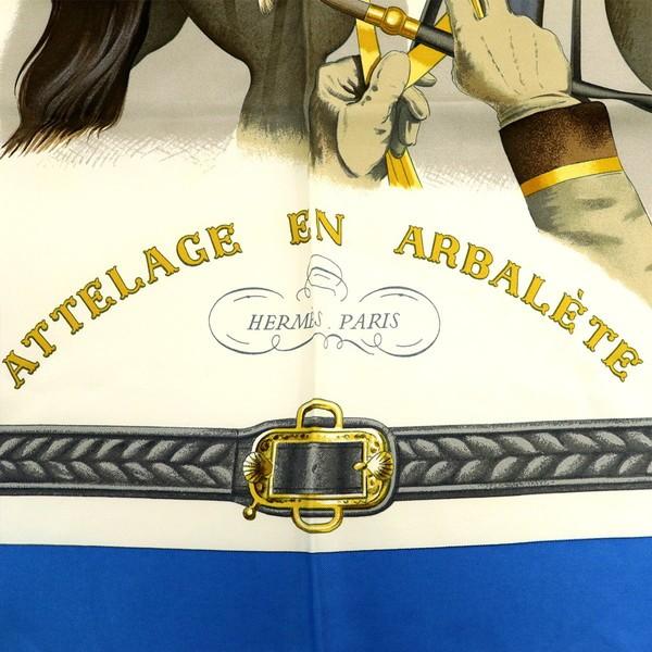 エルメス HERMES カレ90 馬車弓形連結 ATTELAGE EN ARBALETE エルメス HERMES カレ90 馬車弓形連結 ATTELAGE EN ARBALETE