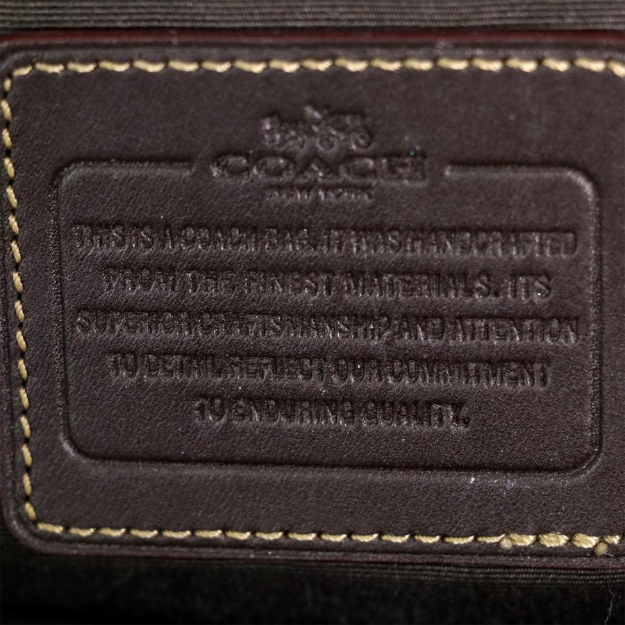 コーチ COACH シグネチャー ブラウン キャンバス×レザー 2wayバッグ