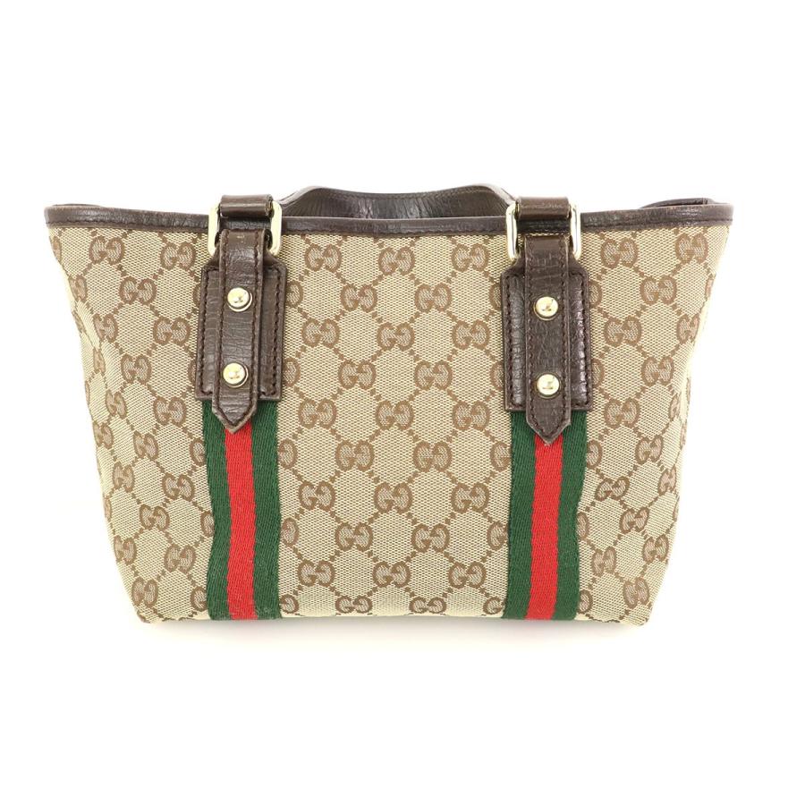 グッチ GUCCI シェリーライン GG柄 GGキャンバス ミニトートバッグ トートバッグ レディース 【af】【中古】