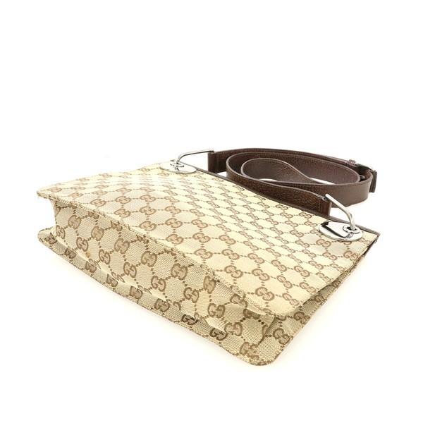 GUCCI GGキャンバス ショルダーバッグ グッチ GUCCI GGキャンバス ベージュブラウン スクエア 120841