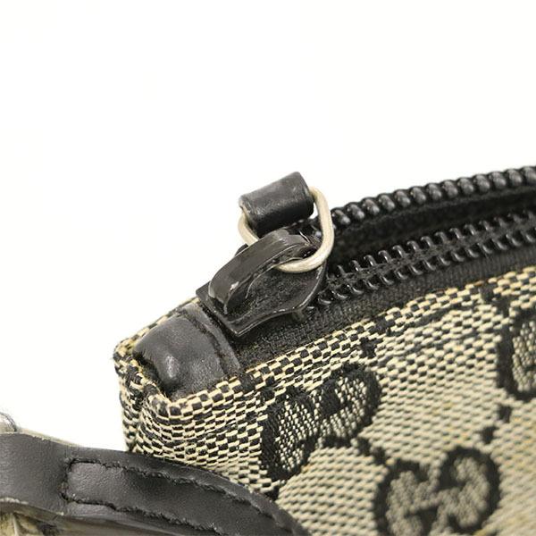 グッチ GUCCI GG柄 ブラック キャンバス アクセサリーポーチ グッチ GUCCI GG柄 ブラック キャンバス アクセサリーポーチ