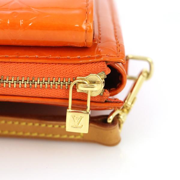 ルイヴィトン LOUIS VUITTON オレンジ ヴェルニ レザー モット ルイヴィトン LOUIS VUITTON オレンジ ヴェルニ レザー モット
