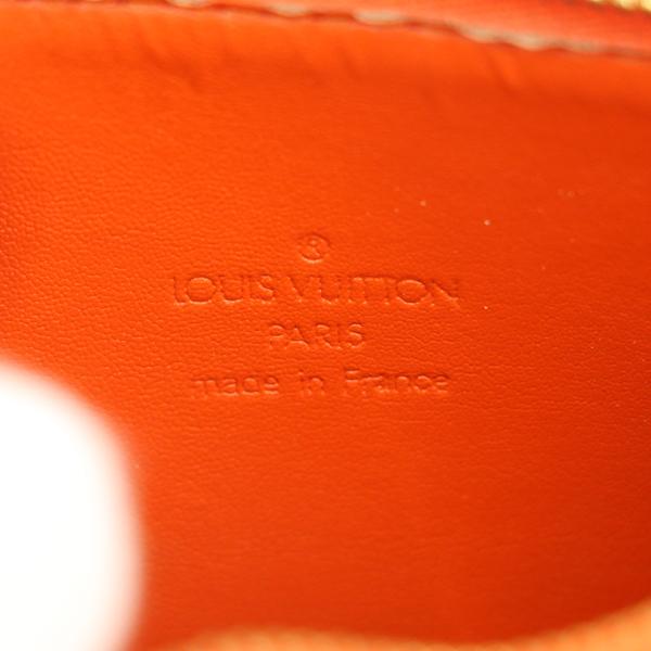 ルイヴィトン LOUIS VUITTON オレンジ ヴェルニ レザー モット