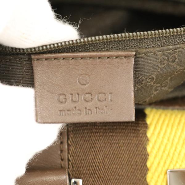 もっとお安くしました！】 GUCCI レザー ボストンバッグ ブラウン