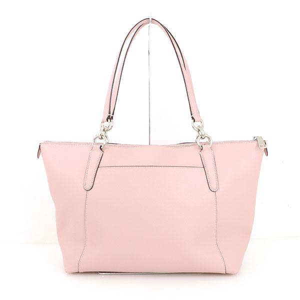 コーチ COACH 大容量シグネチャー ピンクトリム トートバッグ使い安く