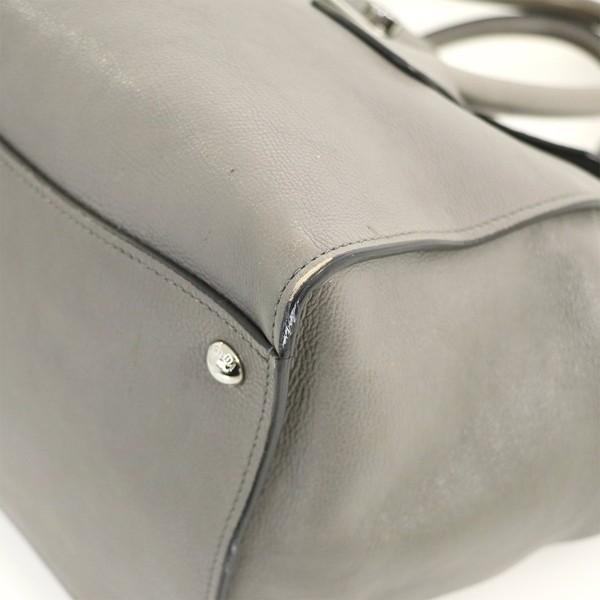 プラダ PRADA グレー MARMO カーフレザー BN2661 ハンドバッグ プラダ PRADA グレー MARMO カーフレザー BN2661 ハンドバッグ