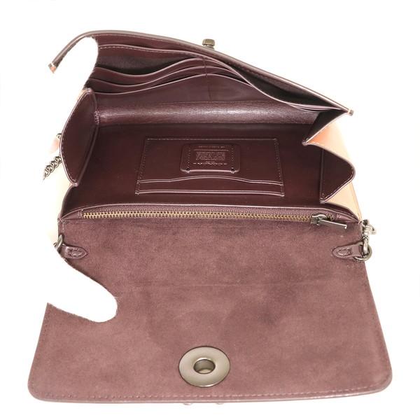 コーチ COACH ベージュ系 レザー マーロウ 70083 バタフライ