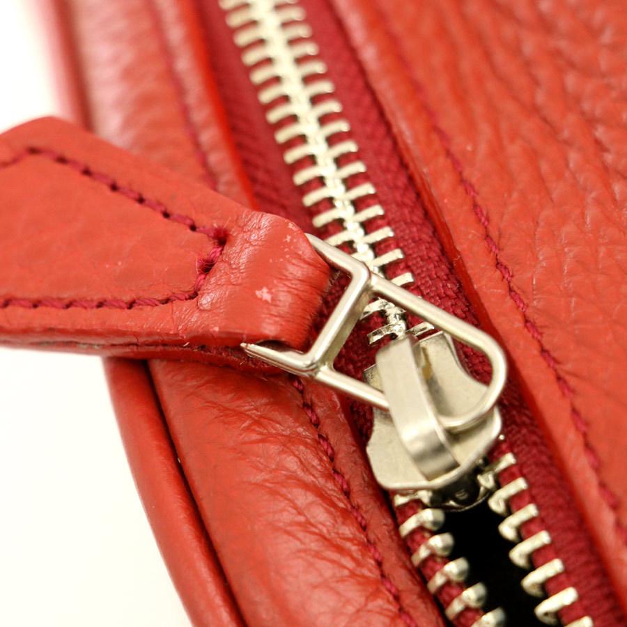 ペッレモルビダ PELLE MORBIDA レッド レザー セカンドバッグ 鞄 ペッレモルビダ PELLE MORBIDA レッド レザー セカンドバッグ 鞄