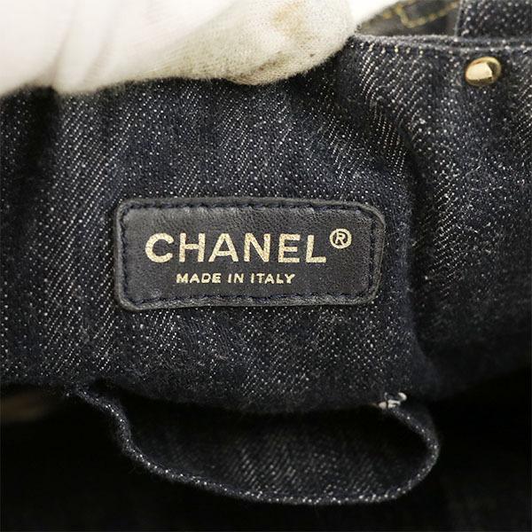 シャネル CHANEL インディゴブルー デニム ハンドバッグ シャネル CHANEL インディゴブルー デニム ハンドバッグ