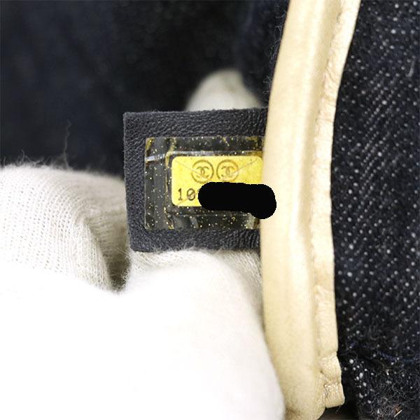 シャネル CHANEL インディゴブルー デニム ハンドバッグ