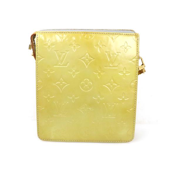 ルイヴィトン LOUIS VUITTON ライムイエロー ヴェルニレザー モットー