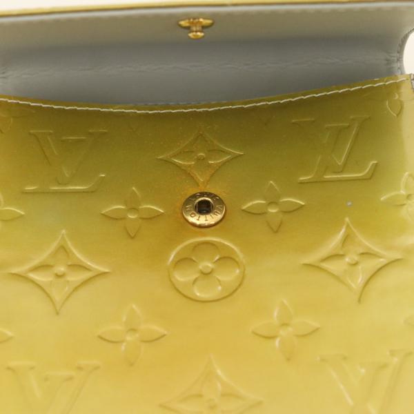 ルイヴィトン LOUIS VUITTON ライムイエロー ヴェルニレザー モットー