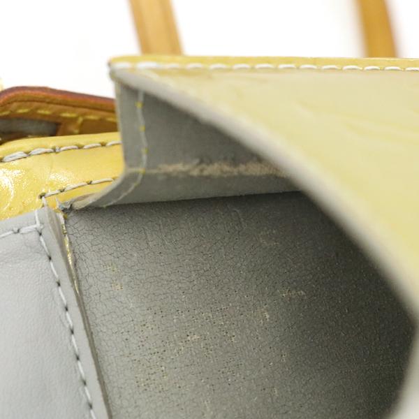 ルイヴィトン LOUIS VUITTON ライムイエロー ヴェルニレザー モットー