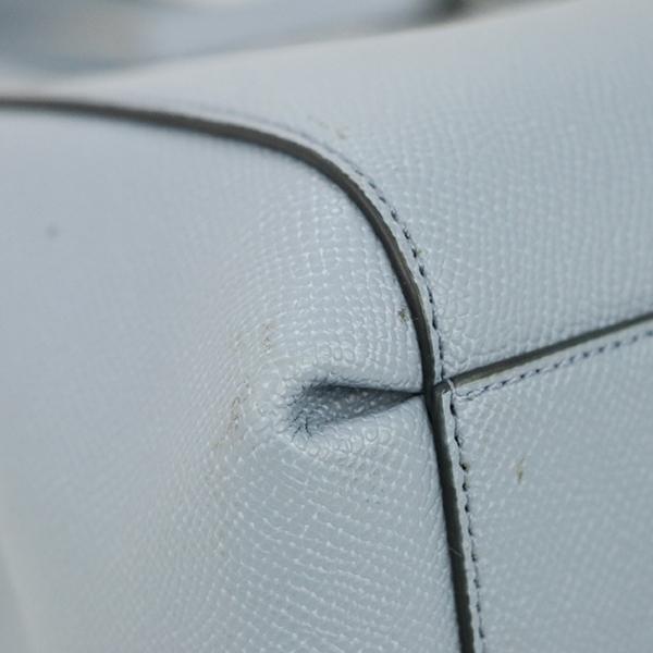 コーチ COACH ライトブルー 青 レザー 2wayバッグ F57847