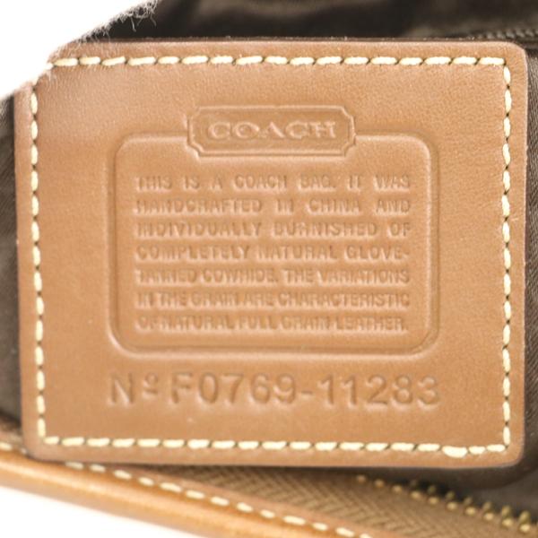 コーチ COACH ブラウン レザー ワンショルダーバッグ 11283 レディース