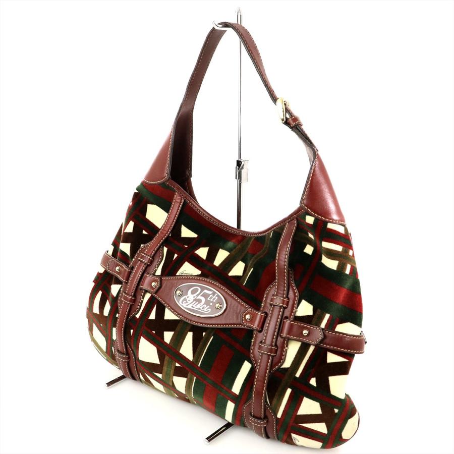 グッチ GUCCI ジャッキーライン ベロア×レザー セミショルダー グッチ GUCCI ジャッキーライン ベロア×レザー セミショルダー