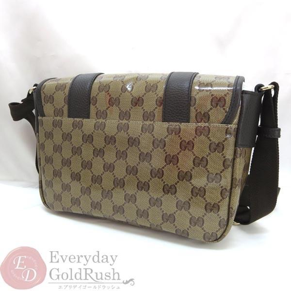 GUCCI ショルダーバッグ メッセンジャー 斜めがけ GGクリスタル 男女可能 GUCCI グッチ GGクリスタル ショルダーバッグ メッセンジャーバッグ