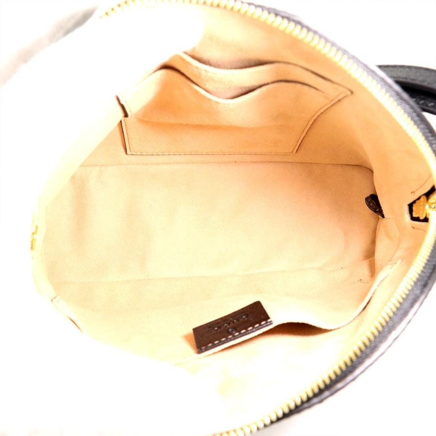 グッチ GUCCI ブラック GGマーモント レザー オフィディア ショルダー