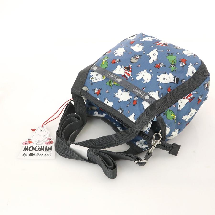 レスポートサック ムーミン&フレンズ ブルー×グレー ナイロン 2way