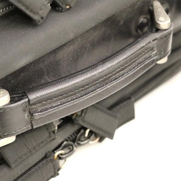 プラダ PRADA ブラック ナイロン ビジネスバッグ ブリーフケース