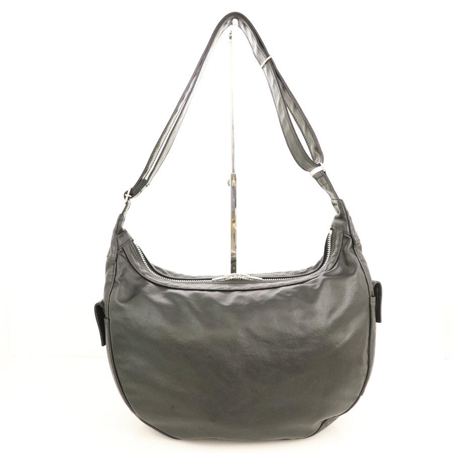 ポーター PORTER ブラック 高密度キャンバス 三日月型 ショルダー