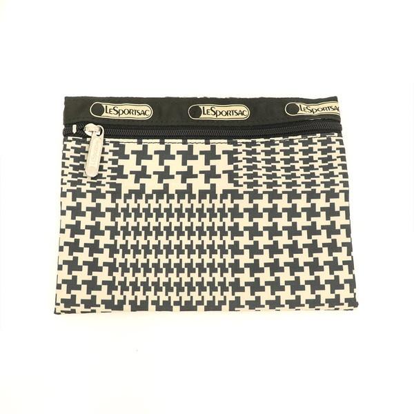 レスポートサック LeSportsac ベージュ ハウンドトゥースチェック 千鳥