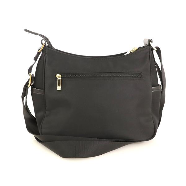 ダックス DAKS ブラック チェック柄 ナイロン ショルダーバッグ 斜め