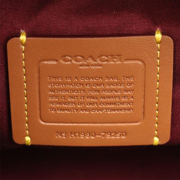 コーチ COACH シグネチャー ブラウン PVC レザー トートバッグ